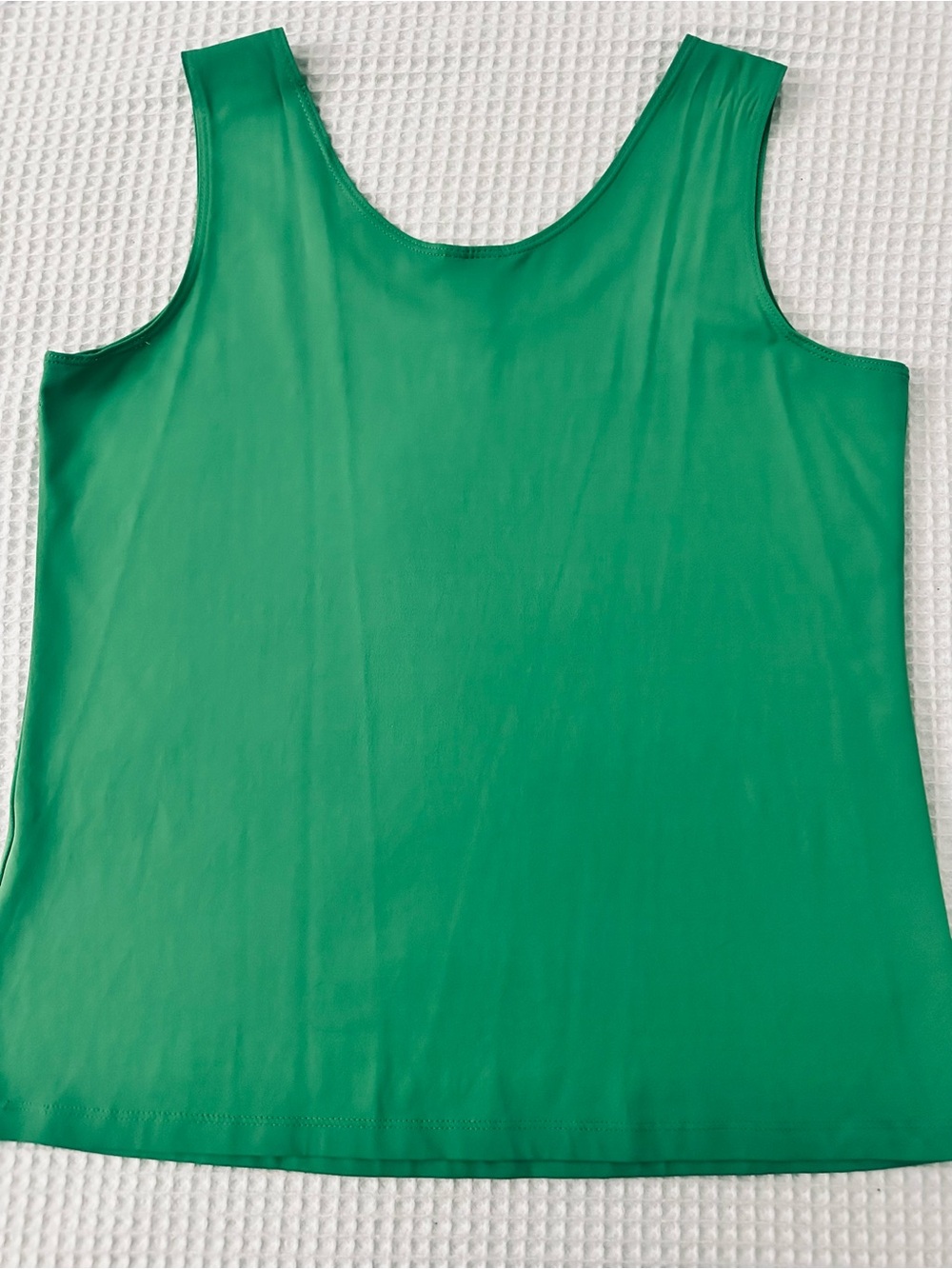 Women’s Chico’s Microfiber Contemporary Tank Top Fresco Green Size 2 = 12 - Picture 3 of 9